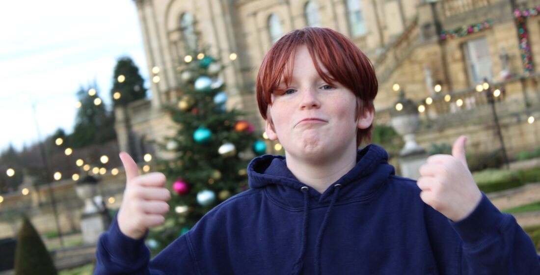 Learners from Allerthorpe Special Educational Needs School enjoying their Christmas trip to Harwood House.