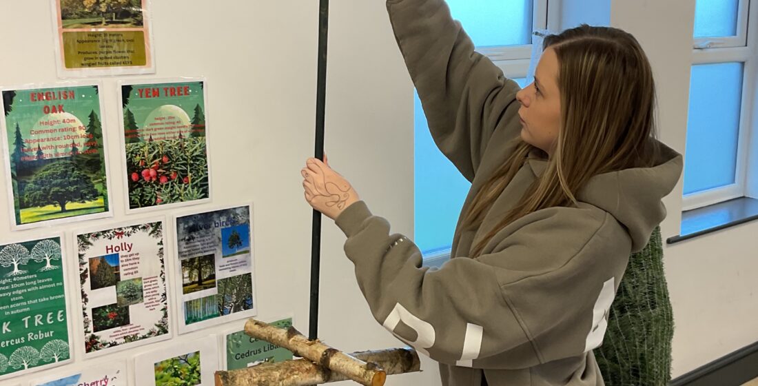 Supporting environmental awareness and conservation through inclusive National Tree Week activities at Allerthorpe SEN School.