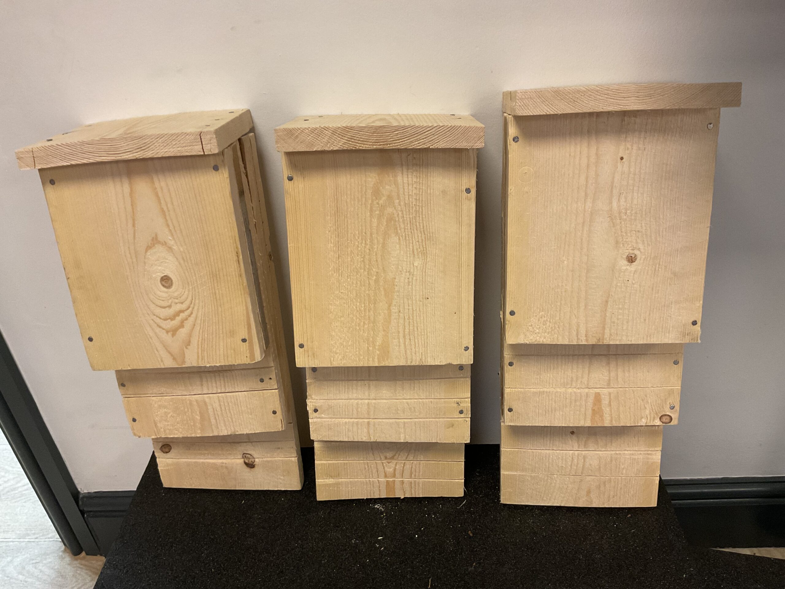 Forest School at Allerthorpe SEN School supporting wildlife through the construction of hedgehog homes.